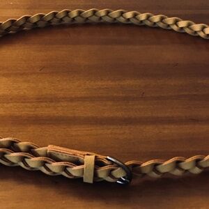 Woven Suede Leather Belt